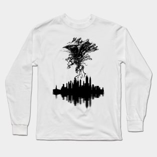 Emrakul Over City Long Sleeve T-Shirt